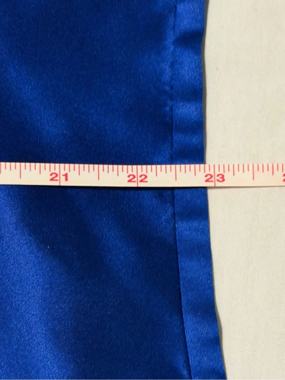 Silk A-Line Skirt in Royal Blue